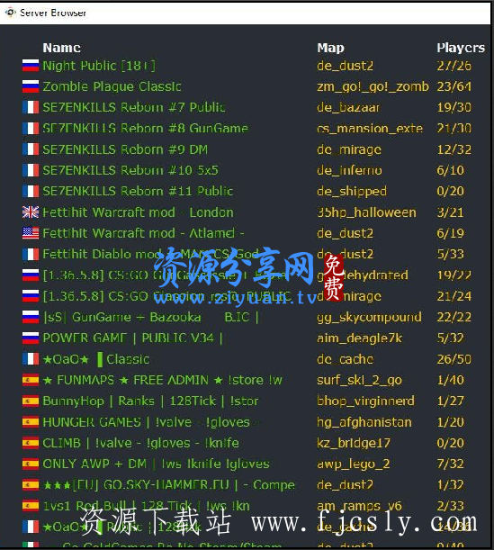 csgo毛子服所有武器皮肤免费玩